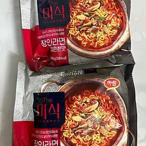 더미식 장인라면 얼큰한맛 2개 물양 내돈내산 솔직리뷰 라면 맛있게 끓이는 법 해장라면 추....
