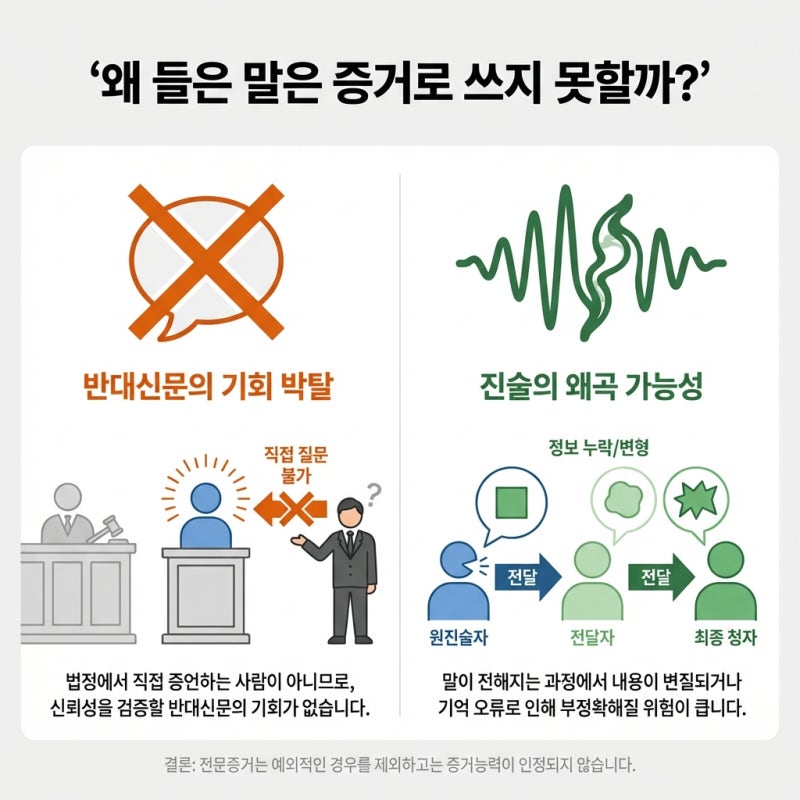 누구한테 들었다는 말은 왜 증거가 안 될까, 전문법칙의 원리와 해법 관련 이미지 4