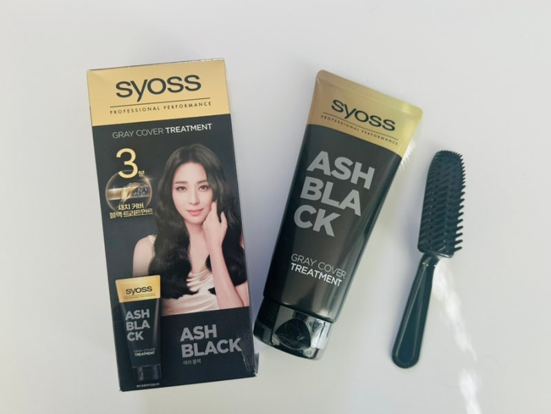 새치샴푸 염색샴푸 사이오스 실크 블랙 트리트먼트 한달후기 (+before/after 사진)