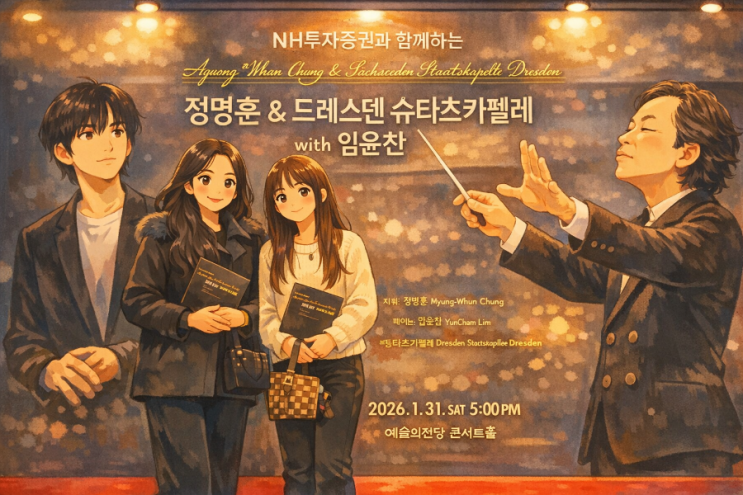  정명훈 & 드레스덴 슈타츠카펠레 with 임윤찬 예술의전당 NH투자증권 초대권