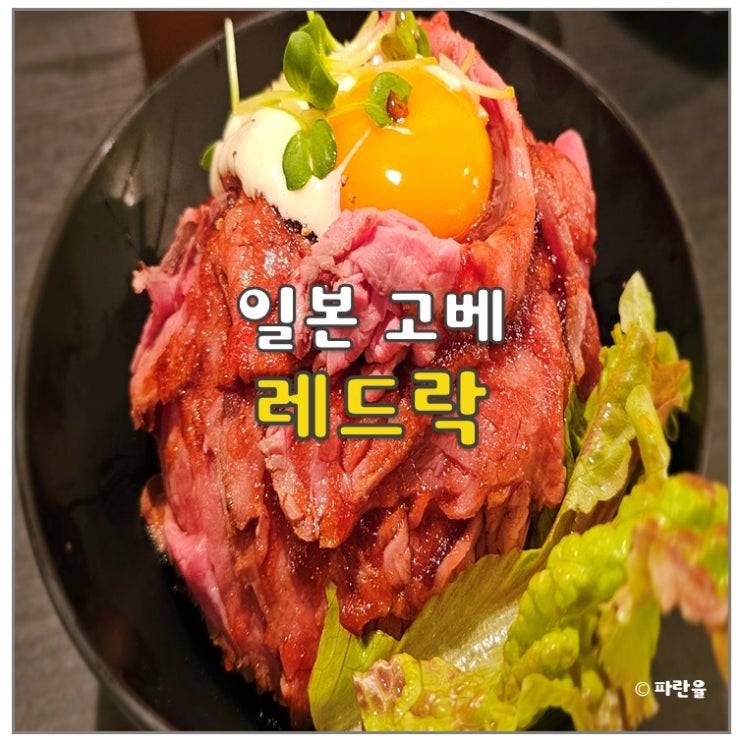  고베 산노미야 맛집 레드락 추천 메뉴