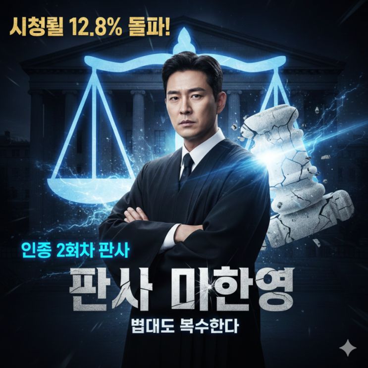  시청률 12.8% 돌파! 왜 우리는 '인생 2회차' <판사 이한영>에 열광하나? ️