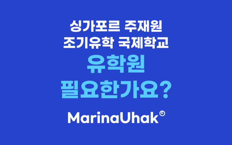  싱가포르 국제학교 전문 마리나유학원. 2025년 11월부터 2026년 1월까지 3달의 활동 후기 모음