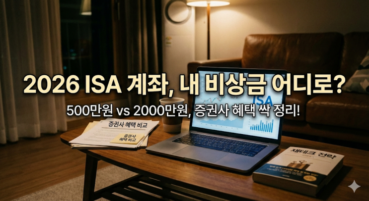  [비밀작전] 2026년 ISA 계좌, 어디로 갈아타야 할까? (쌍둥이 학원비 vs 내 비상금 방어전)