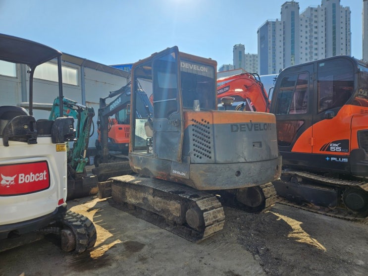  대우 두산 SL50 1997년식 자동클램프 솔라50 02 중고굴삭기