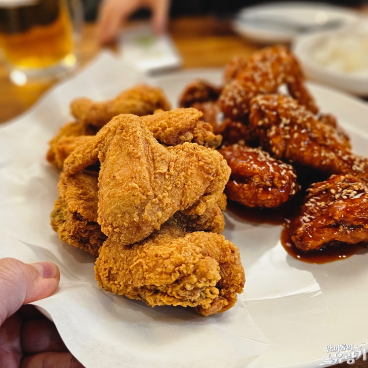  모란 맥켄치킨 바삭바삭 핫 후라이드가 예술 모란역 치킨 대장