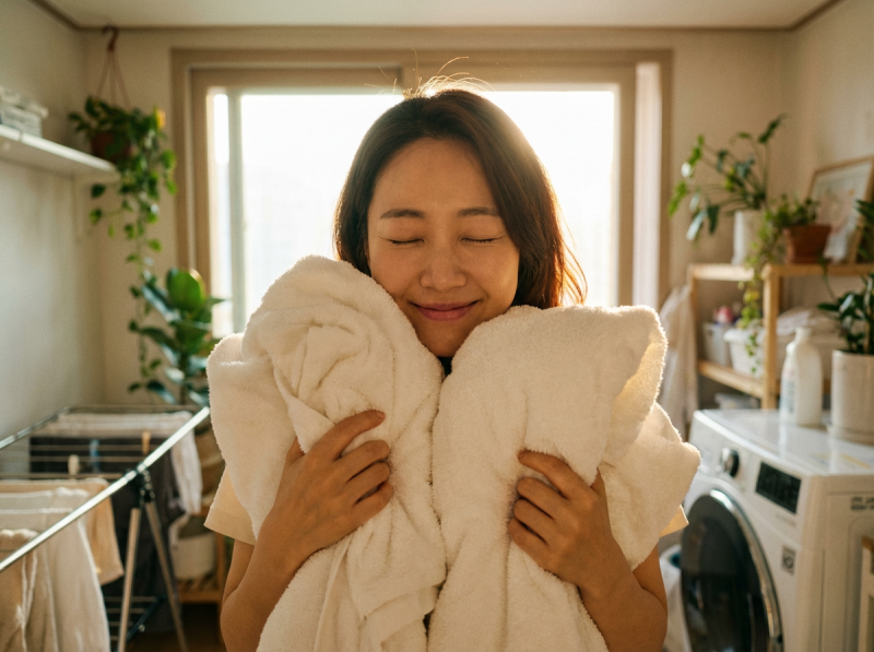 섬유유연제 사용법 드럼 통돌이 헹굼 전 '이것' 안 하면 향기 낭비예요!