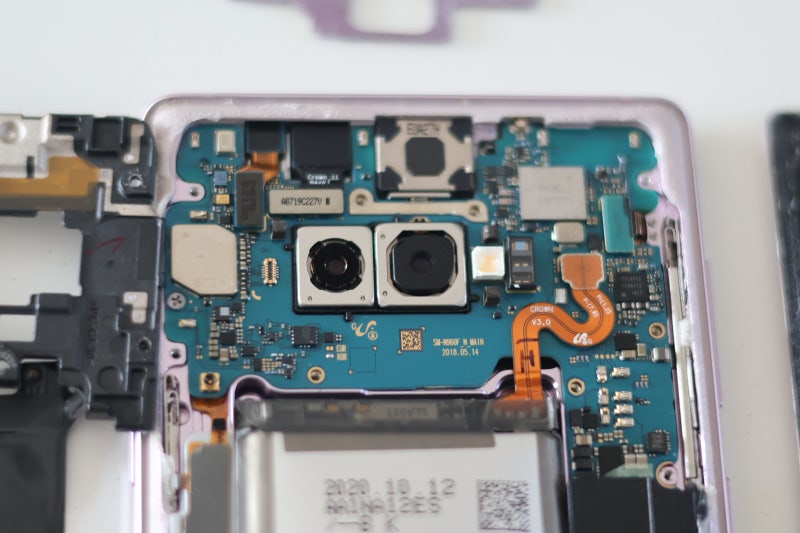 삼성 갤럭시노트9 SM-N960 부풀어진 배터리 분리