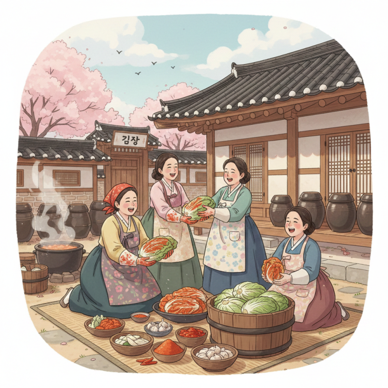 김장하는 김치먹는 꿈, 김치 담그는 꿈 김치꿈해몽