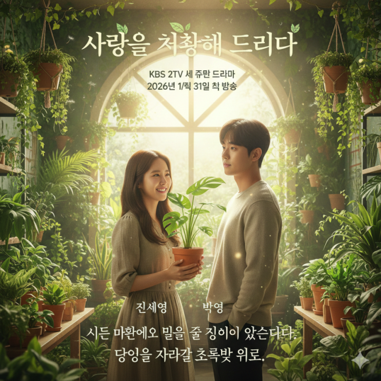  [드라마 프리뷰] "사랑을 처방해 드립니다" 식물 테라피로 처방하는 힐링타임