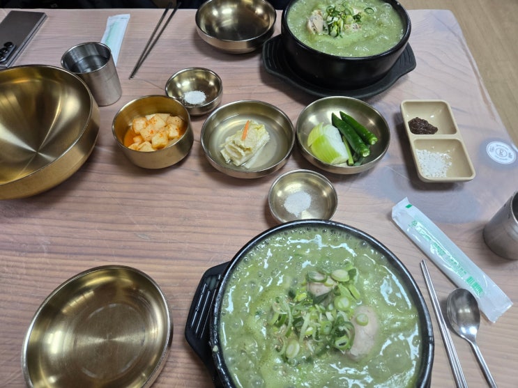  [김유정역] 가족 외식으로 좋은 건강한 보양식, 쑥 삼계탕 한식 맛집 <신남큰집>