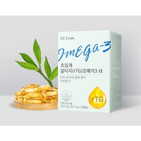 ✨ 혈관·눈·두뇌까지 챙기는 닥터린 rTG 오메가3 알파, 하루 한 캡슐 건강 루틴