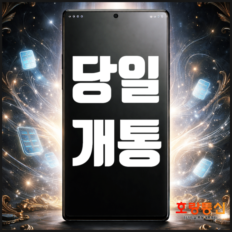  선불유심 편의점 구매 후 개통 신청하는 방법