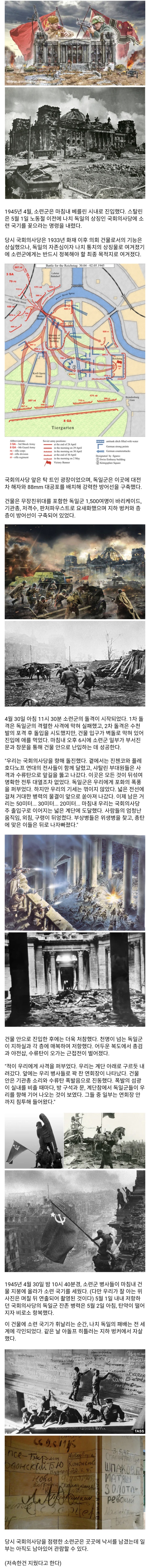  베를린 공방전의 막바지를 장식한 국회의사당 전투