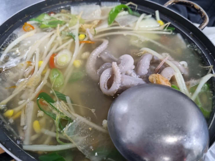  장안동 노포 고향식당의 연포탕과 쭈삼