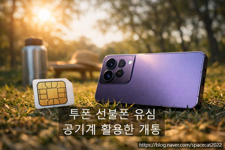  투폰 선불폰 유심 공기계 활용한 개통 총정리