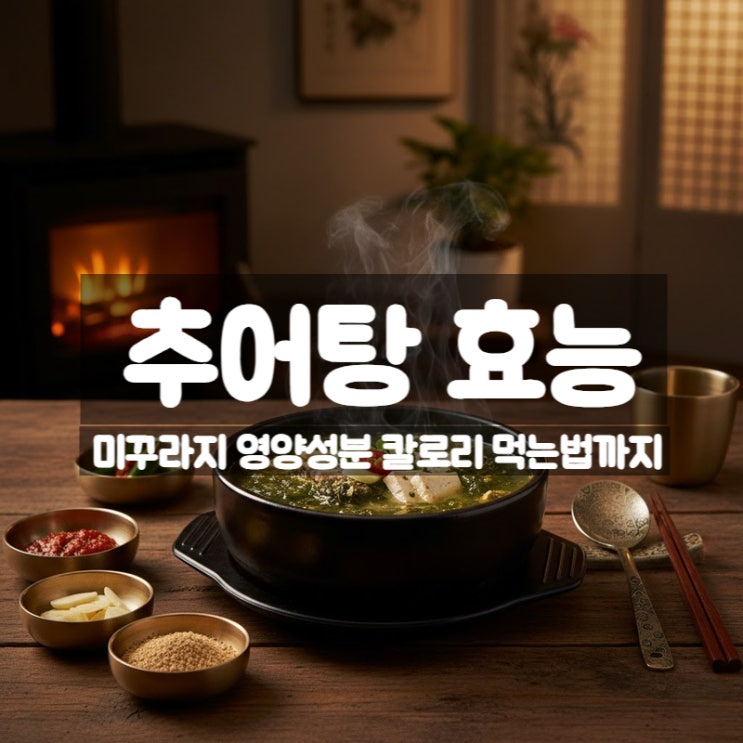  추어탕 효능 부작용 영양성분 – 보양식 미꾸라지 먹는법까지