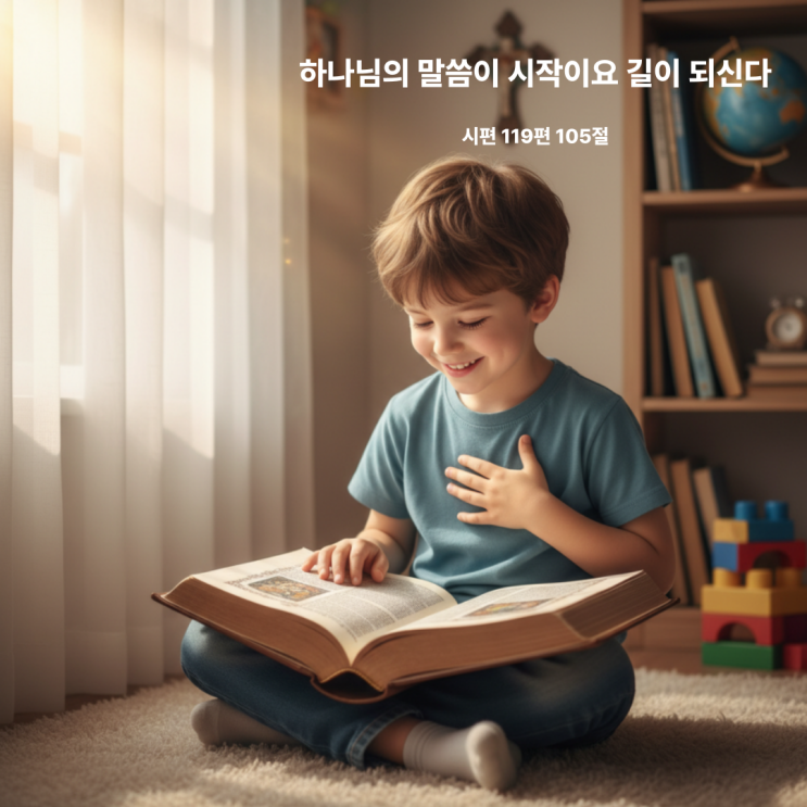  하나님의 말씀이 시작이요 길이 되신다 시편 119편 105절