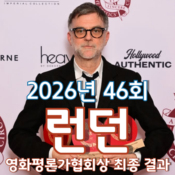  2026년 46회 런던 영화평론가협회상 최종 결과