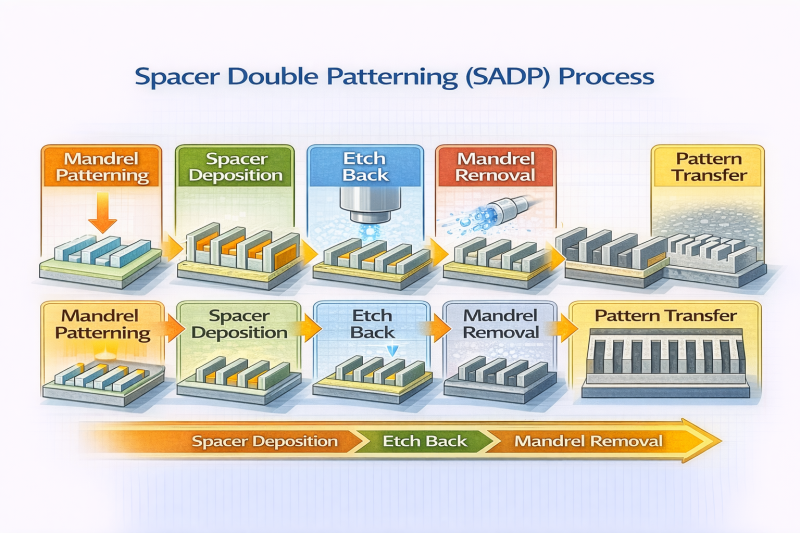 반도체 공정에서 Spacer Double Patterning의 원리 : 네이버 블로그