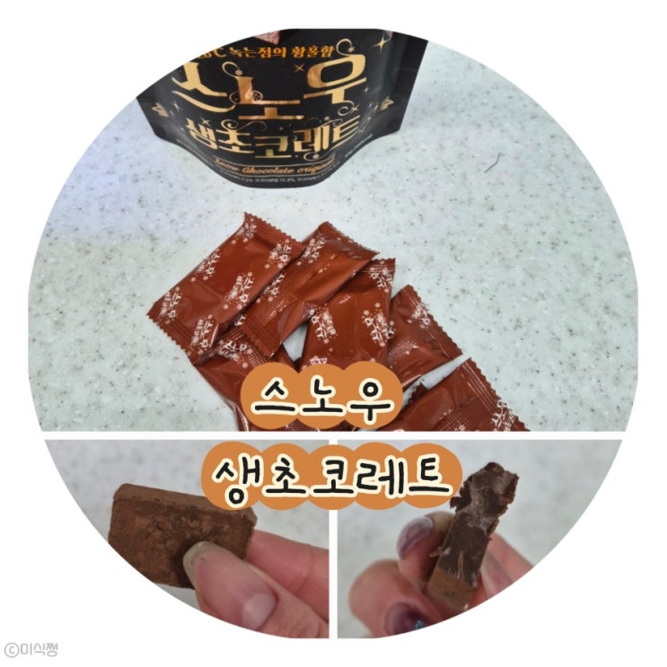  [ 초콜릿 ] 엄청 부드러운 생초콜릿 같은 식감이라고해서 구매한 초콜릿 ｜ 스노우 생초코레트 (feat. 내 돈 내산)
