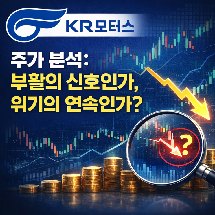  KR모터스 주가 분석: 부활의 신호인가, 위기의 연속인가?