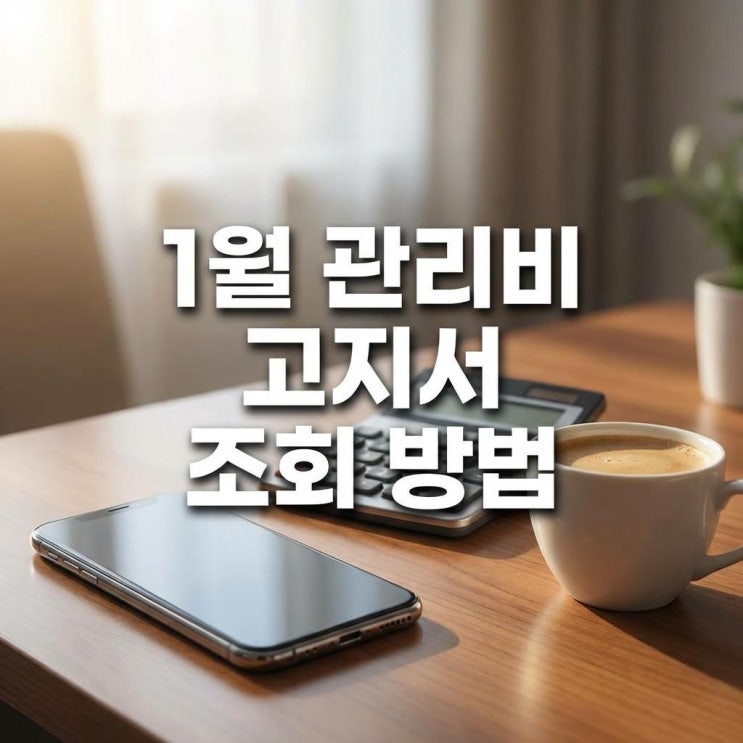  1월 관리비 고지서 조회 난방비 폭탄 맞으셨나요? 5천 원이라도 할인받는 꿀팁 (아파트아이/카드혜택)