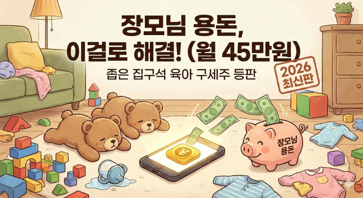  좁아터진 집구석, 쌍둥이 육아 구세주 등판... 장모님 용돈 이걸로 해결했습니다 (2026 최신판)