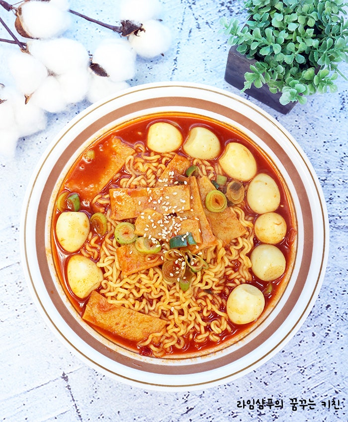 백종원 라볶이 레시피 라면볶이 황금레시피 라면요리 만들기
