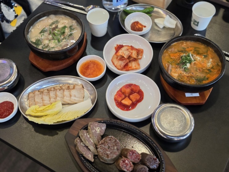  이천순대국 짠한형 pick 순대일번지 이천점 메뉴 및 주차