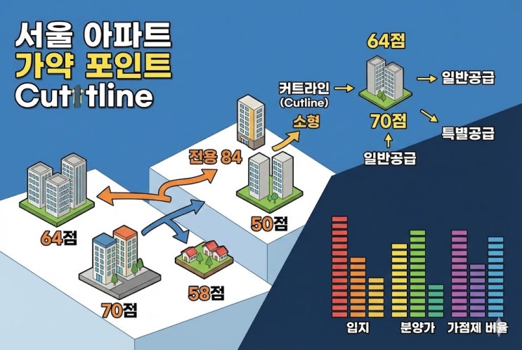  서울 아파트 청약 가점 1순위 조건부터 예치금까지