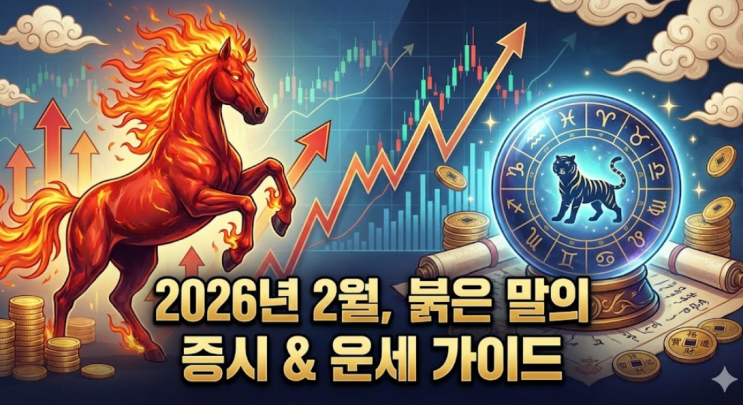  [2026년 2월 증시] 본격적으로 날뛰는 '붉은 말', 올라탈까 말까? (ft. 병오년 투자 운세)