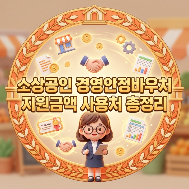  소상공인 경영안정바우처 지원금액 사용처 총정리