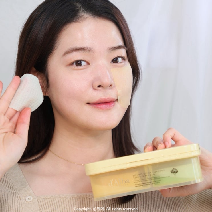  레오제이 달바 반반 토너패드 사용법 화잘먹 비건 화장품 추천