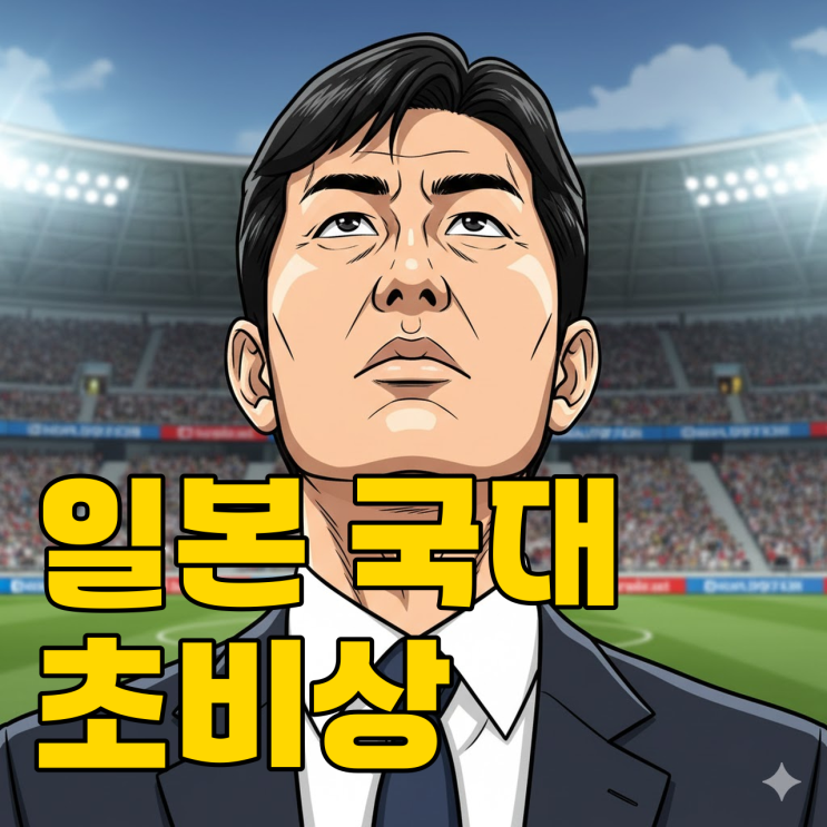  일본 축구 줄부상, 월드컵 우승 꿈 멀어지나?
