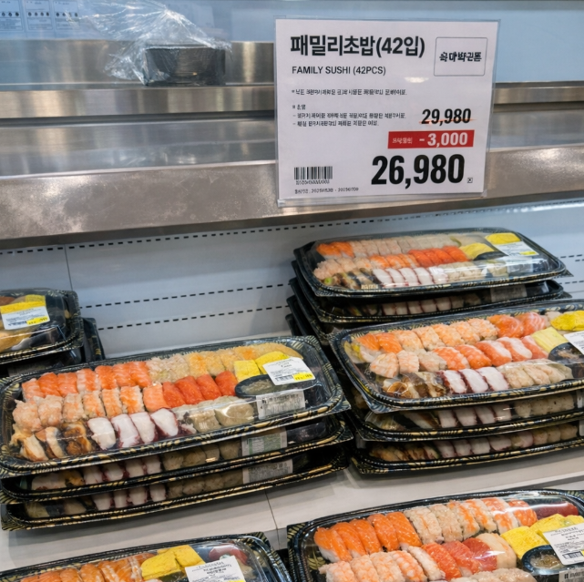  트레이더스패밀리초밥 가격 가성비 제품 추천