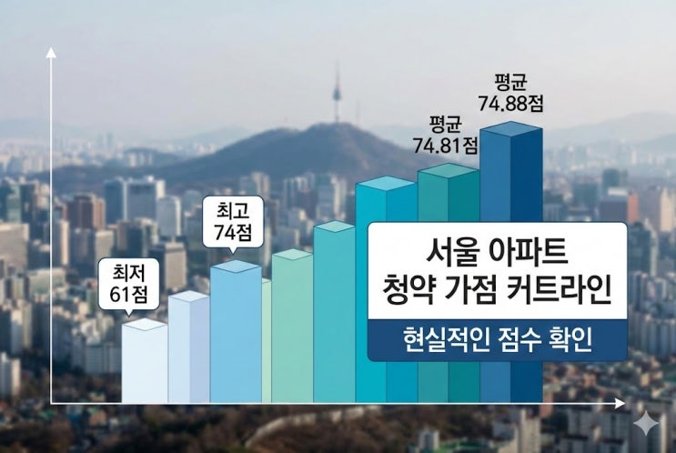 서울 아파트 청약 가점 50점대 1인 가구, 당첨 가능한 지역 어디?