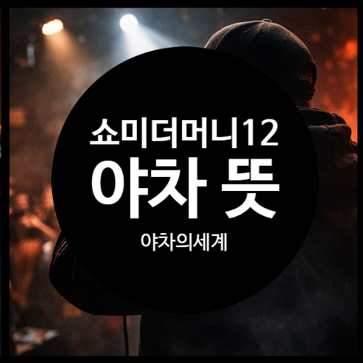  쇼미더머니12 야차의 세계 뜻 정리 야차 의미·왜 화제일까?