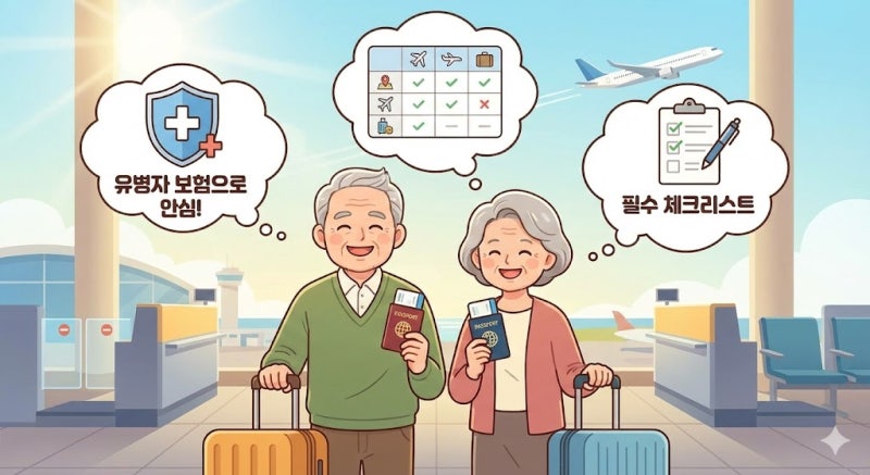 6070 은퇴자 해외여행 보험 비교, 유병자 가입 필수 체크리스트