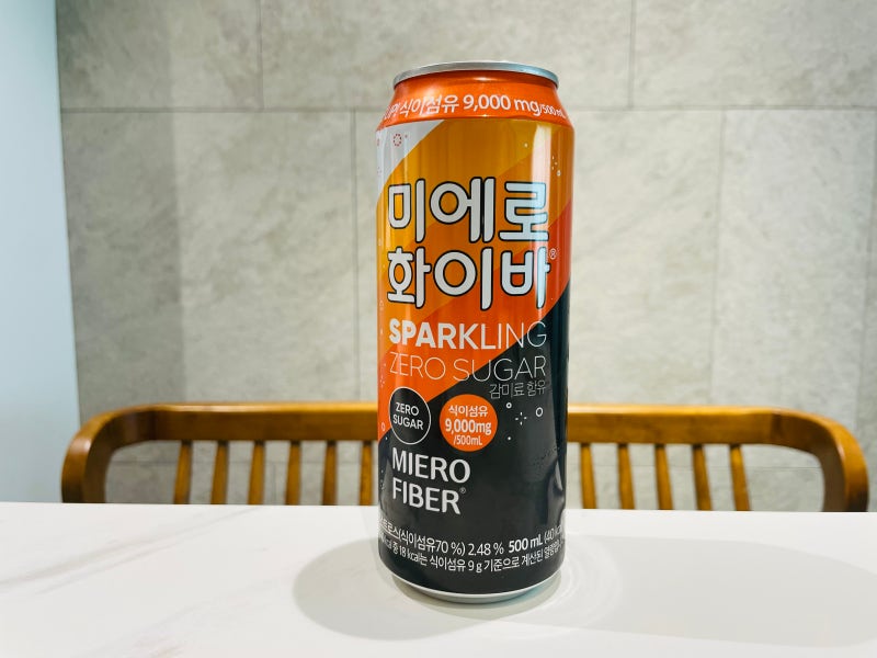 미에로화이바 제로 스파클링 탄산 카페인 식이섬유 파는곳 가격 맛 후기