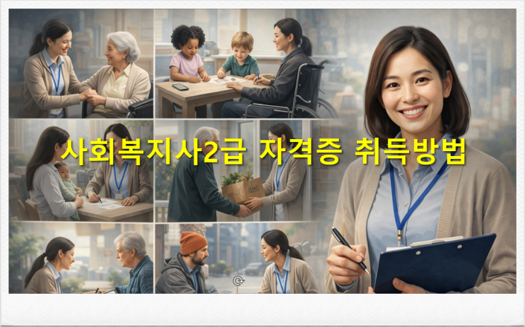  사회복지사2급 자격증 취득방법, 비전공자도 따라가는 학점·실습·발급까지