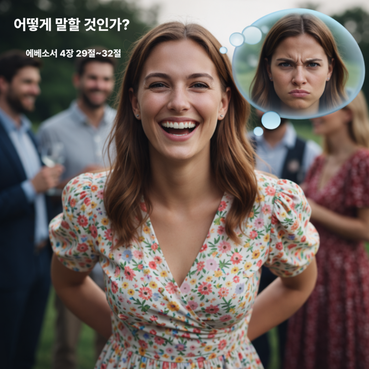  어떻게 말할 것인가? 에베소서 4장 29절~32절