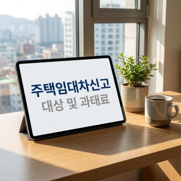  주택임대차신고 대상 및 과태료 전입신고랑 다릅니다! 안 하면 100만 원? 3분 해결법