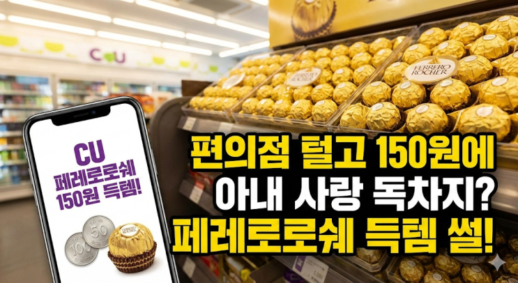  편의점 털러 갔다가 150원으로 아내한테 사랑받은 썰 (feat. 페레로로쉐)