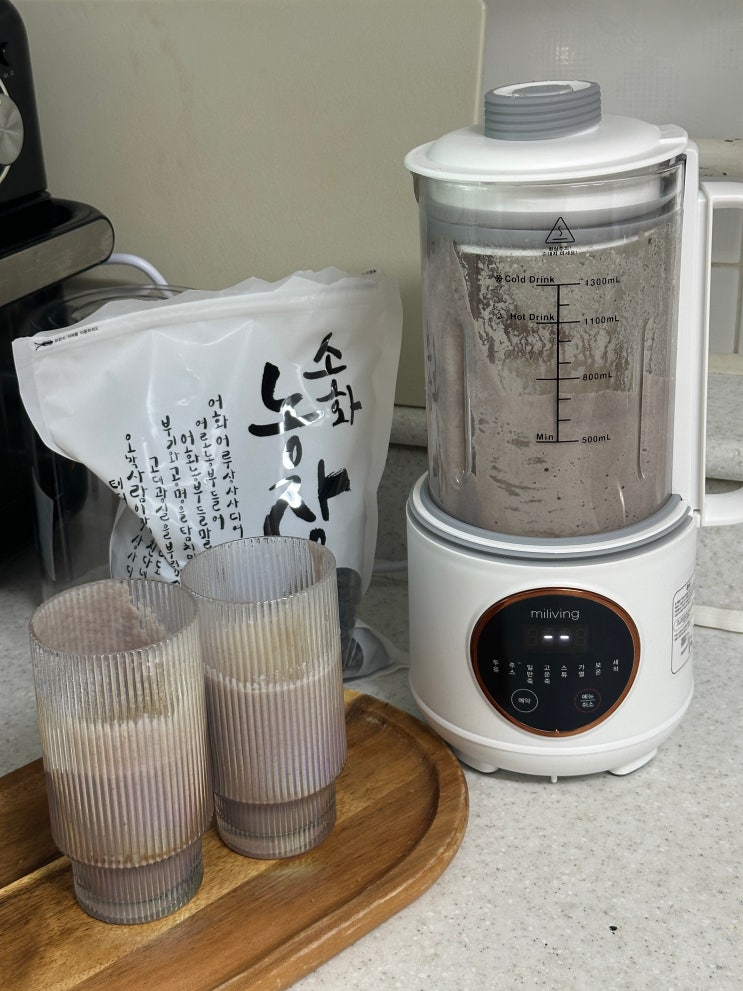  두유 제조기 추천! 직접 써보고 반한 두유메이커 후기(서리태두유 감동)