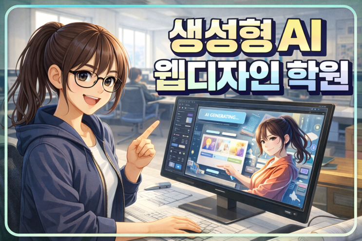  생성형 AI 웹디자인 학원 고민된다면 이 기준부터 정리해보세요