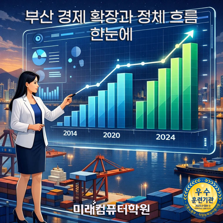  부산시 업종별 사업체 수 분석-사업체 수 40만 시대… 어떤 업종이 뜨고, 어떤 업종이 줄었나?