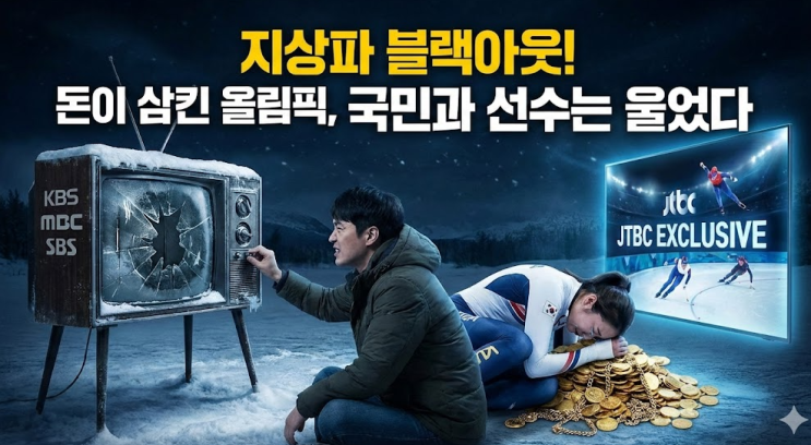  2026 밀라노-코르티나 동계올림픽 중계권 독점 사태 분석: 방송 시장의 지각변동과 주식 시장 전망