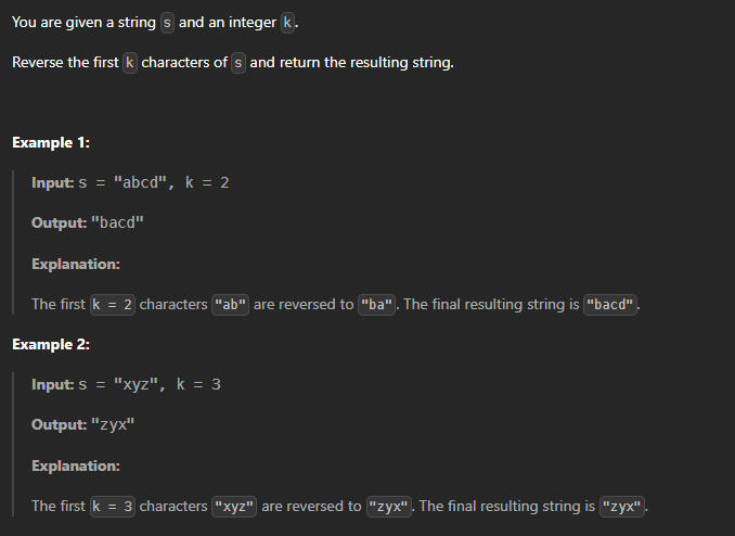  JAVA_LeetCode 3794_Reverse String Prefix