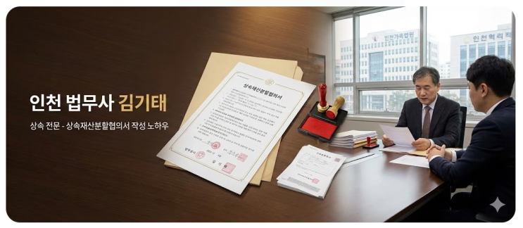  [인천법무사 상속등기 시리즈 ②] 상속재산분할협의서 작성법과 주의사항